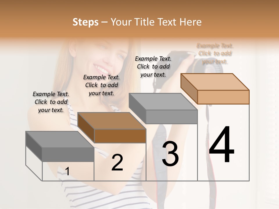 Slr Girl Camera PowerPoint Template