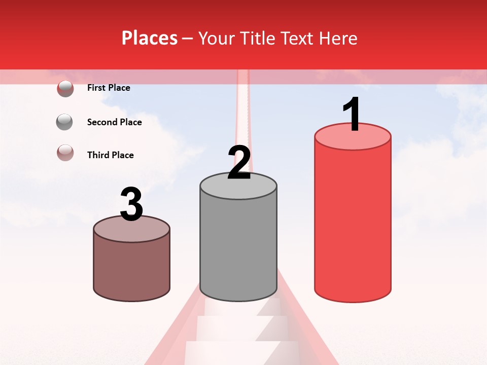 Sky Clouds Outside PowerPoint Template