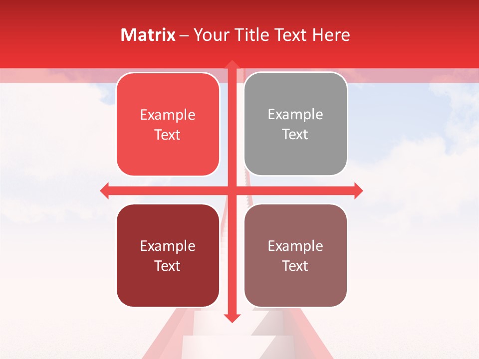 Sky Clouds Outside PowerPoint Template