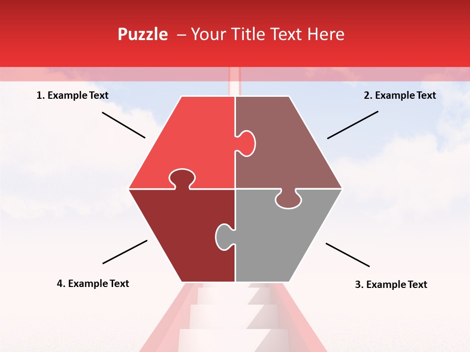 Sky Clouds Outside PowerPoint Template