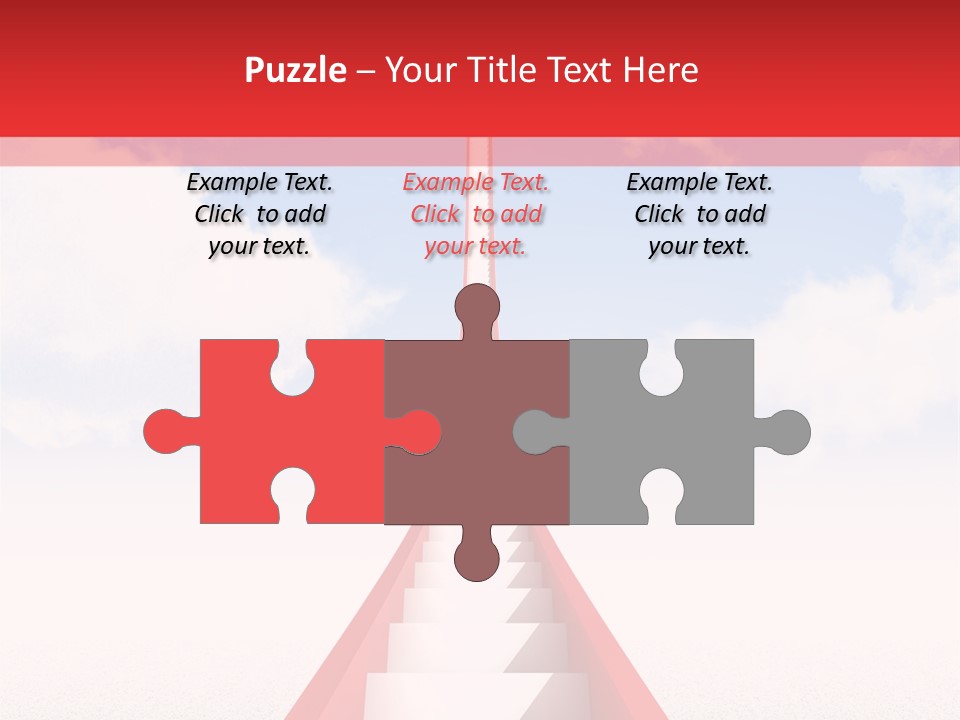 Sky Clouds Outside PowerPoint Template