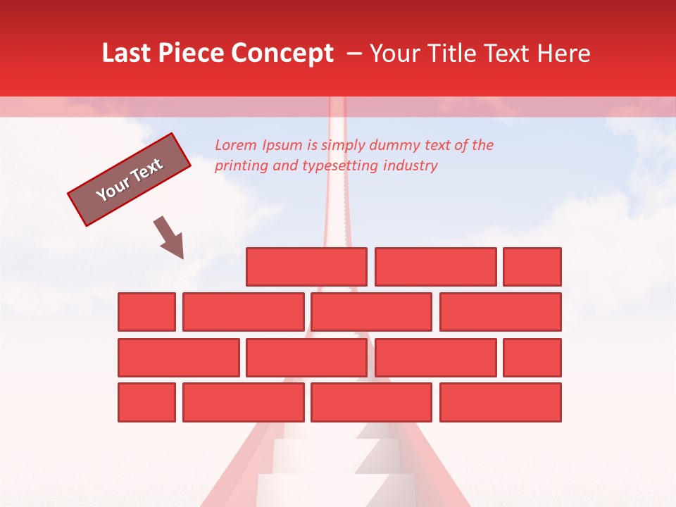 Sky Clouds Outside PowerPoint Template