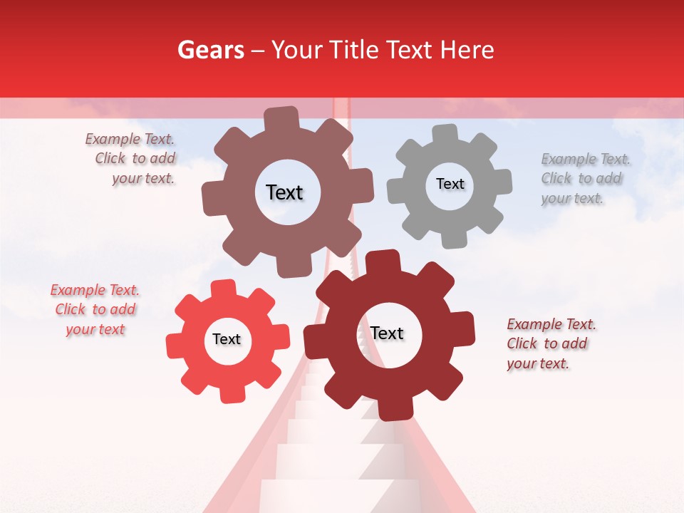 Sky Clouds Outside PowerPoint Template