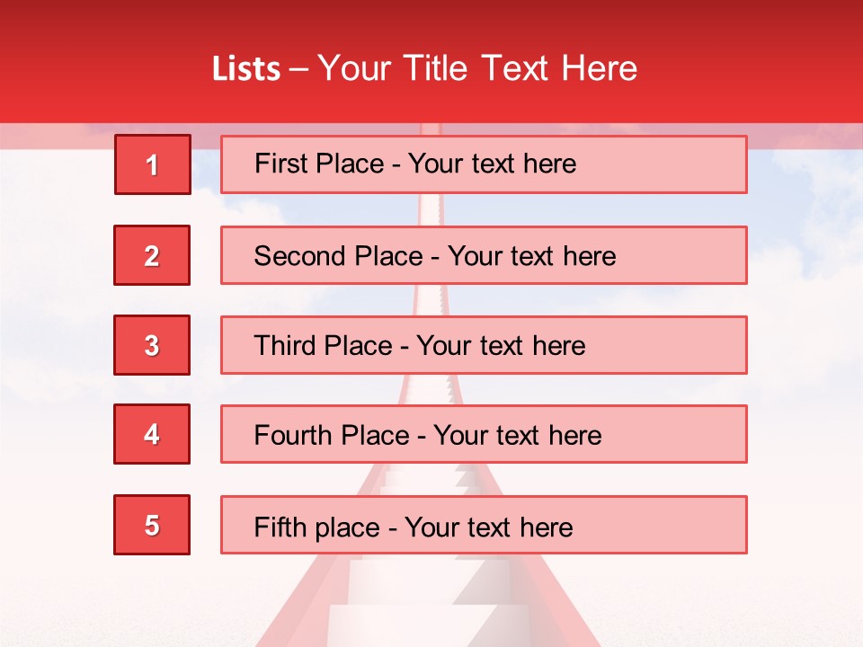 Sky Clouds Outside PowerPoint Template