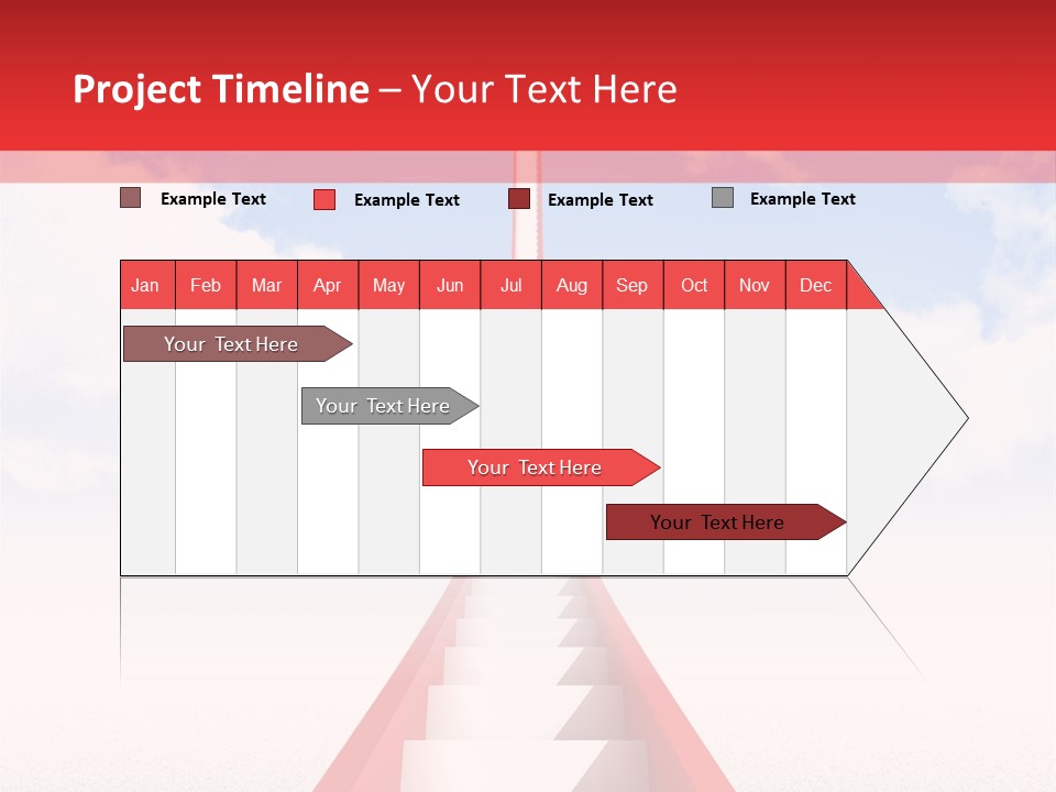 Sky Clouds Outside PowerPoint Template