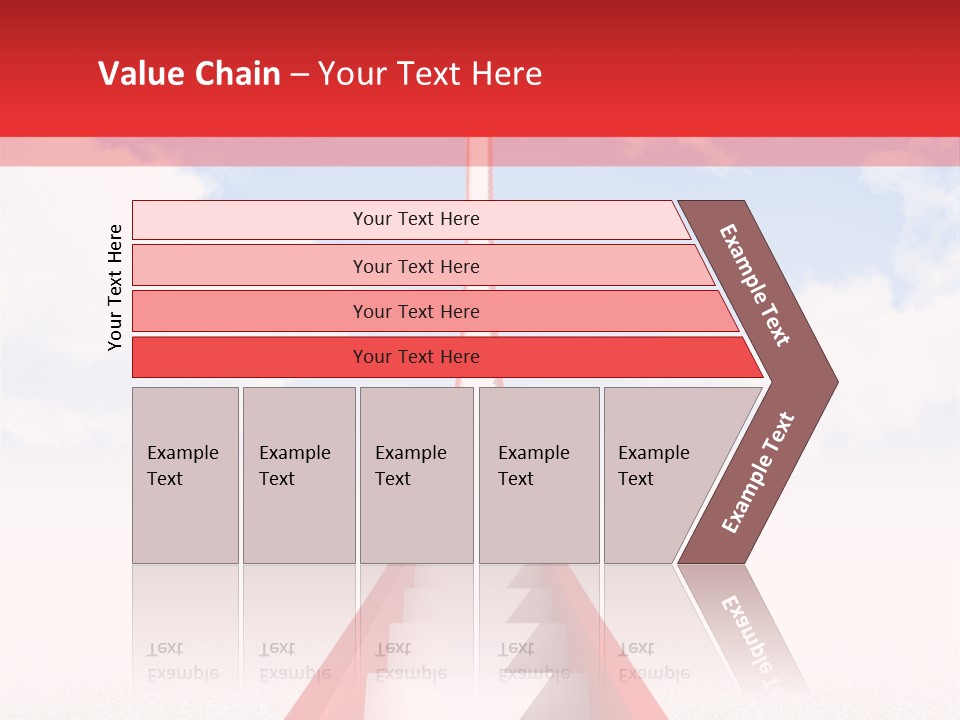 Sky Clouds Outside PowerPoint Template