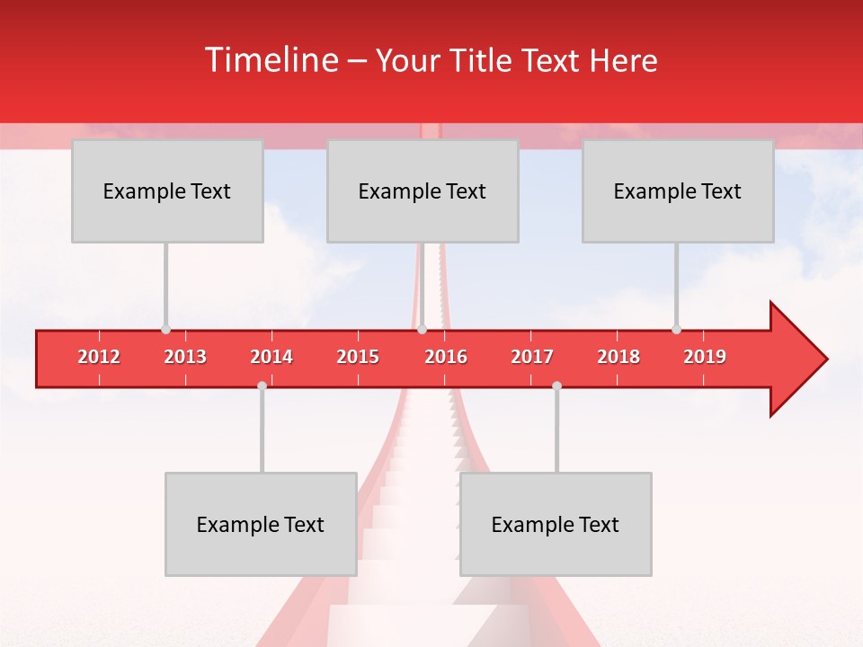Sky Clouds Outside PowerPoint Template