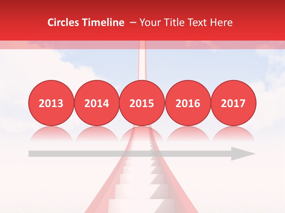 Sky Clouds Outside PowerPoint Template