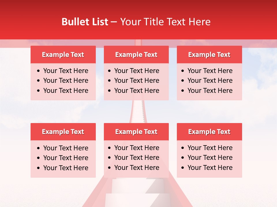 Sky Clouds Outside PowerPoint Template