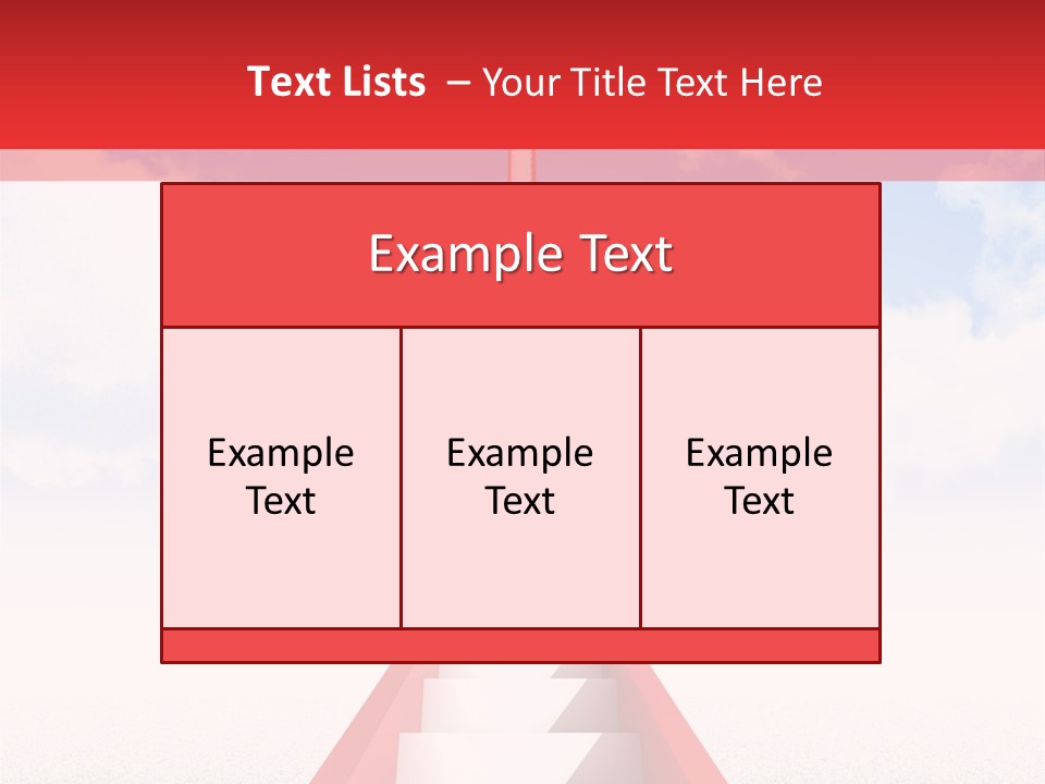 Sky Clouds Outside PowerPoint Template