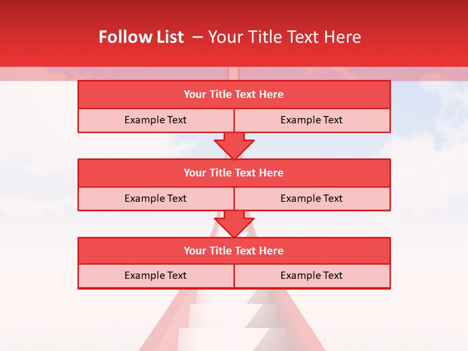 Sky Clouds Outside PowerPoint Template