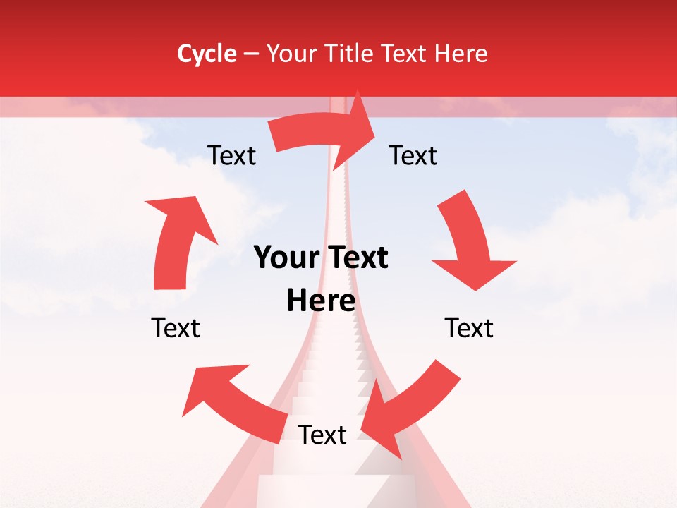 Sky Clouds Outside PowerPoint Template