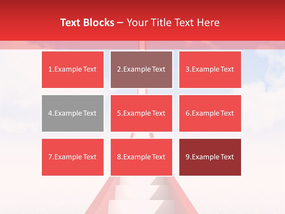 Sky Clouds Outside PowerPoint Template
