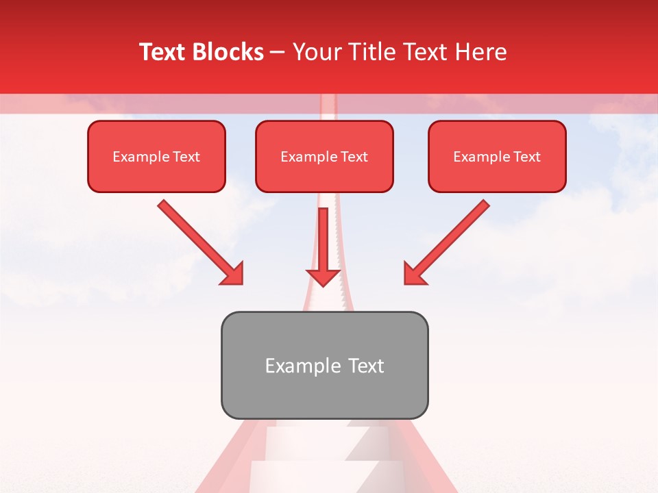 Sky Clouds Outside PowerPoint Template