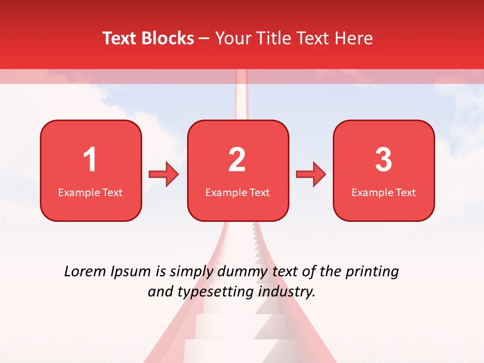 Sky Clouds Outside PowerPoint Template