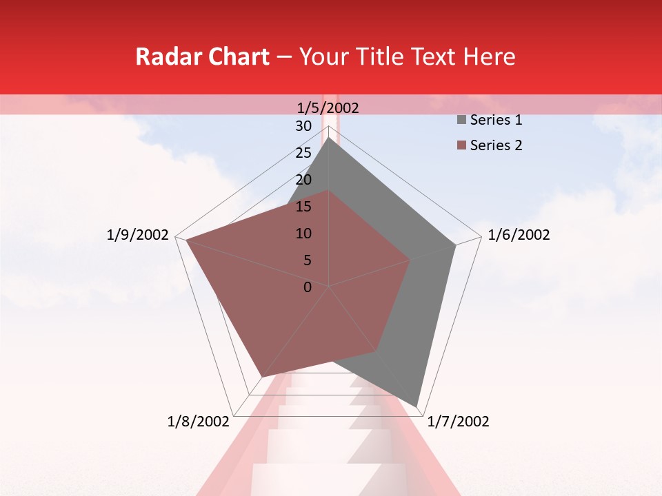 Sky Clouds Outside PowerPoint Template