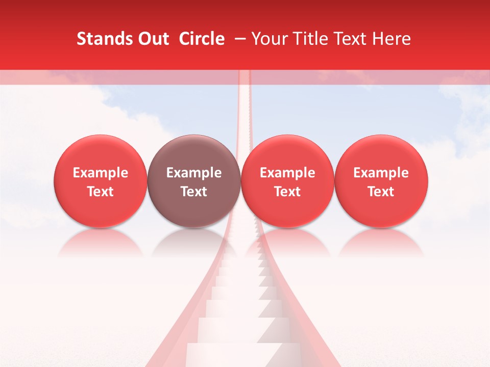 Sky Clouds Outside PowerPoint Template