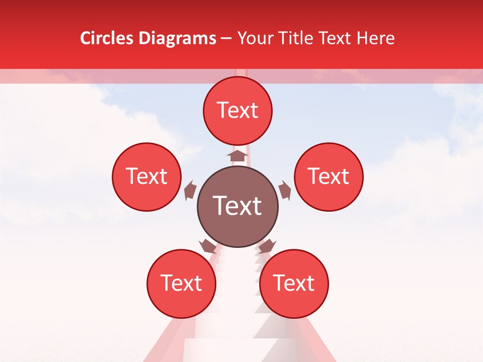 Sky Clouds Outside PowerPoint Template