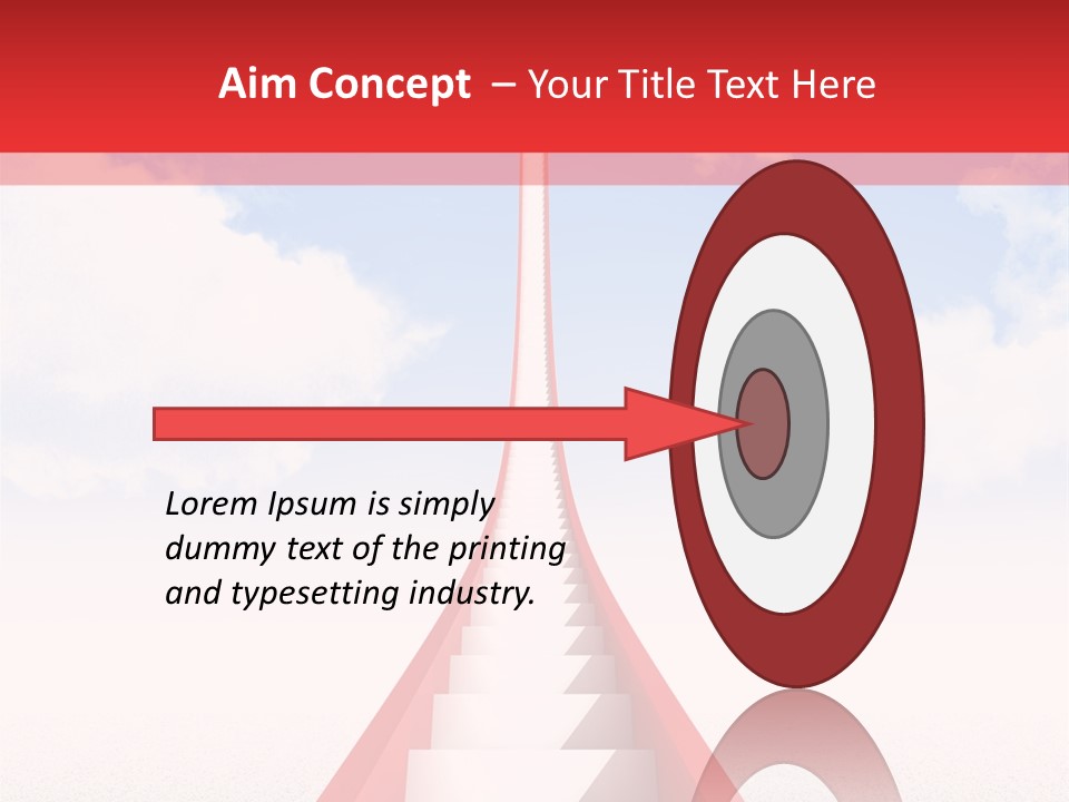 Sky Clouds Outside PowerPoint Template