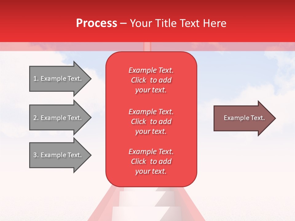 Sky Clouds Outside PowerPoint Template