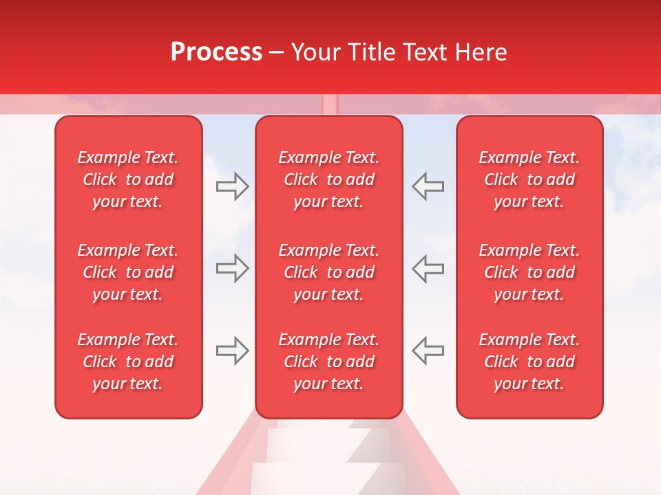 Sky Clouds Outside PowerPoint Template