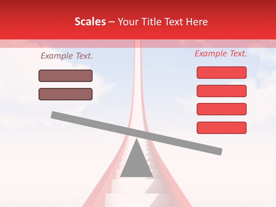 Sky Clouds Outside PowerPoint Template