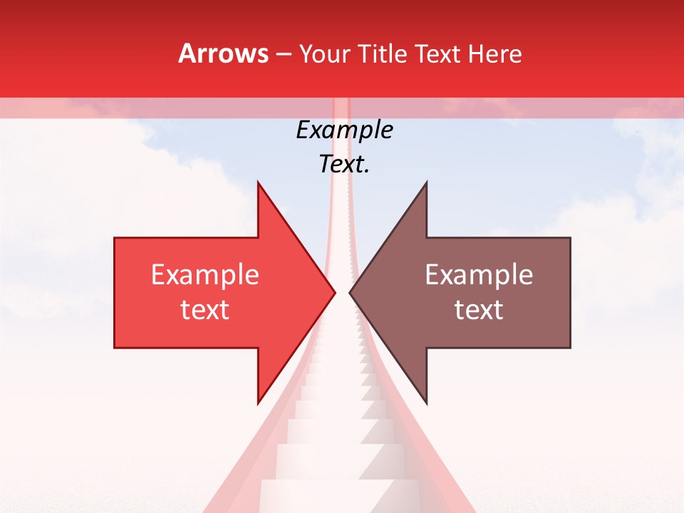 Sky Clouds Outside PowerPoint Template