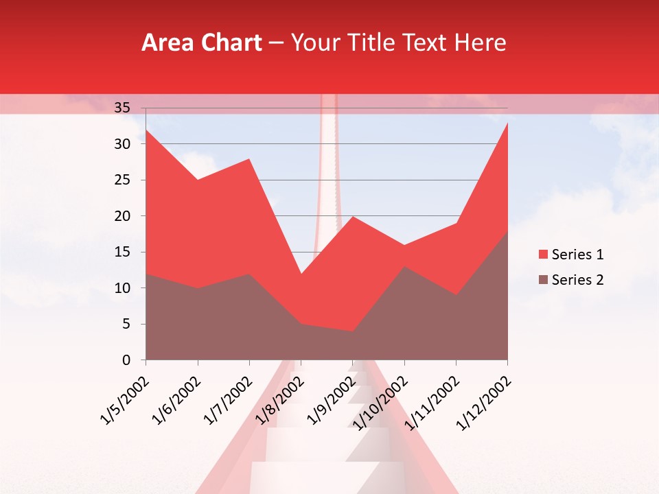 Sky Clouds Outside PowerPoint Template