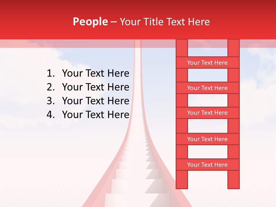 Sky Clouds Outside PowerPoint Template