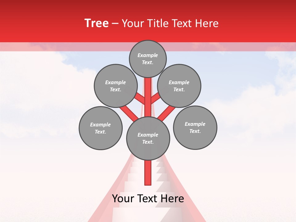 Sky Clouds Outside PowerPoint Template