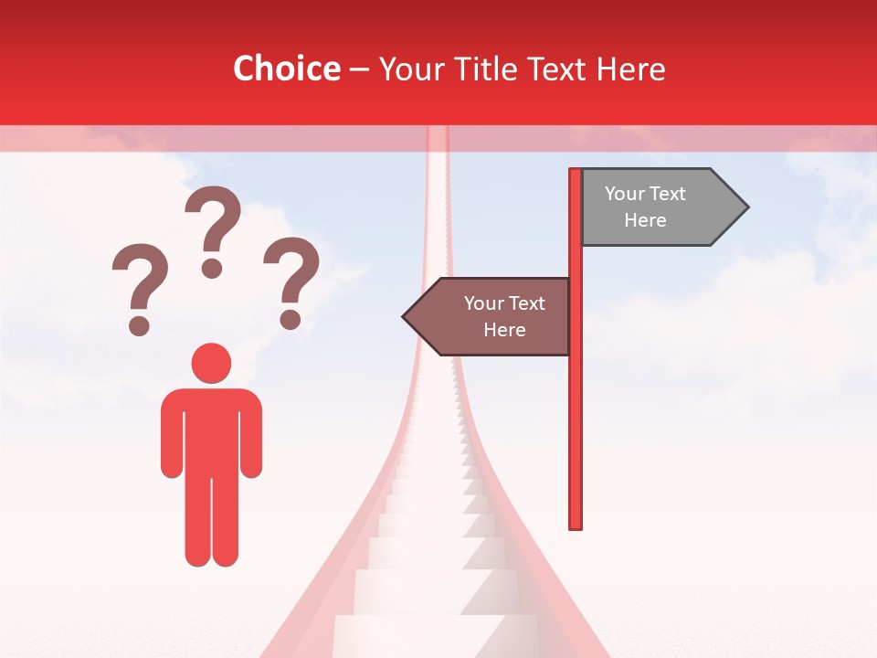 Sky Clouds Outside PowerPoint Template