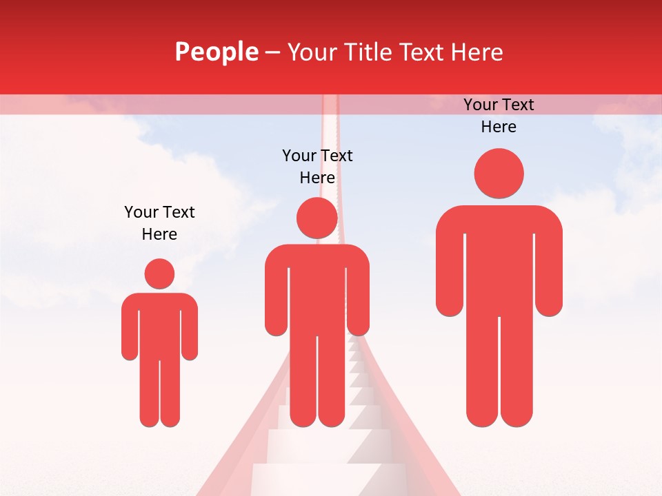 Sky Clouds Outside PowerPoint Template