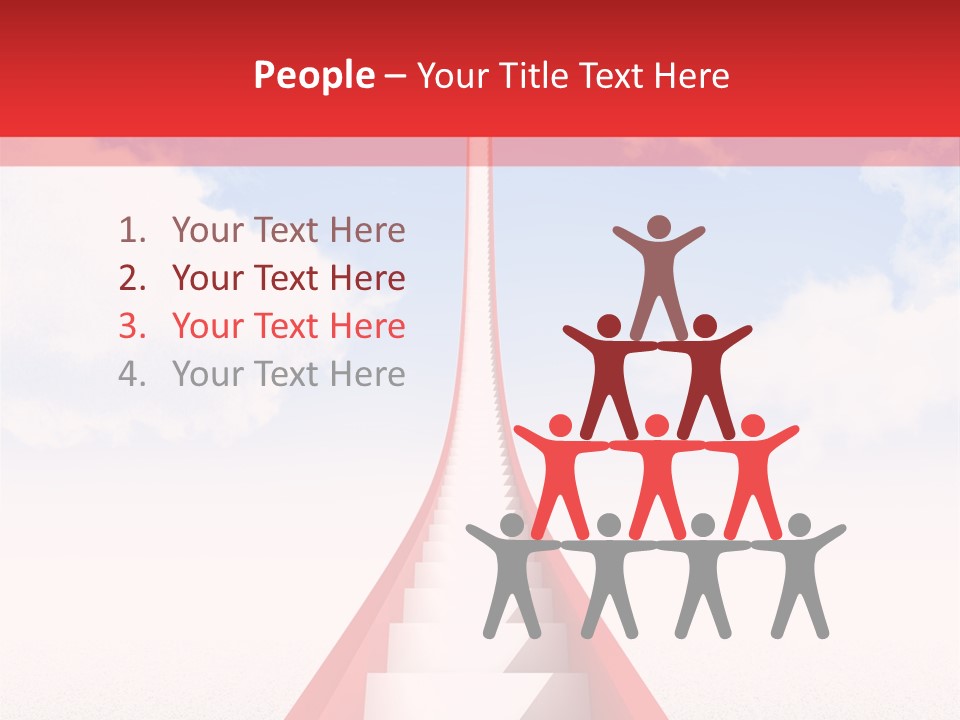 Sky Clouds Outside PowerPoint Template