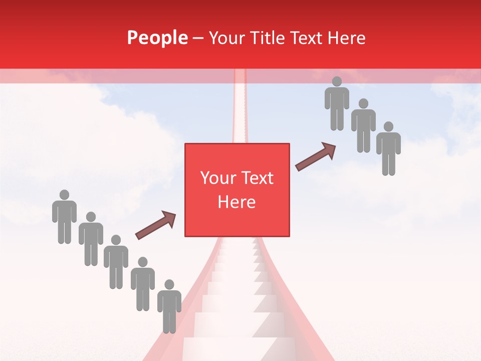 Sky Clouds Outside PowerPoint Template