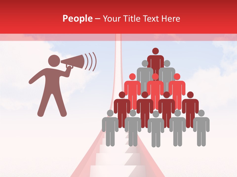 Sky Clouds Outside PowerPoint Template