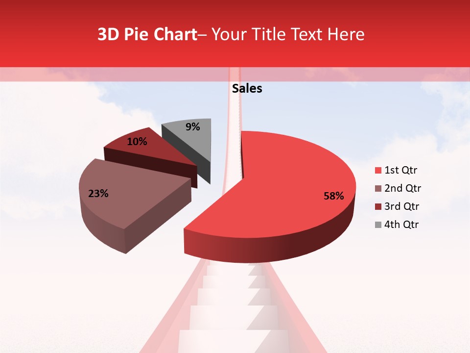 Sky Clouds Outside PowerPoint Template