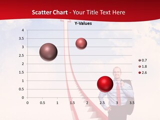 Standing Sky Leader PowerPoint Template