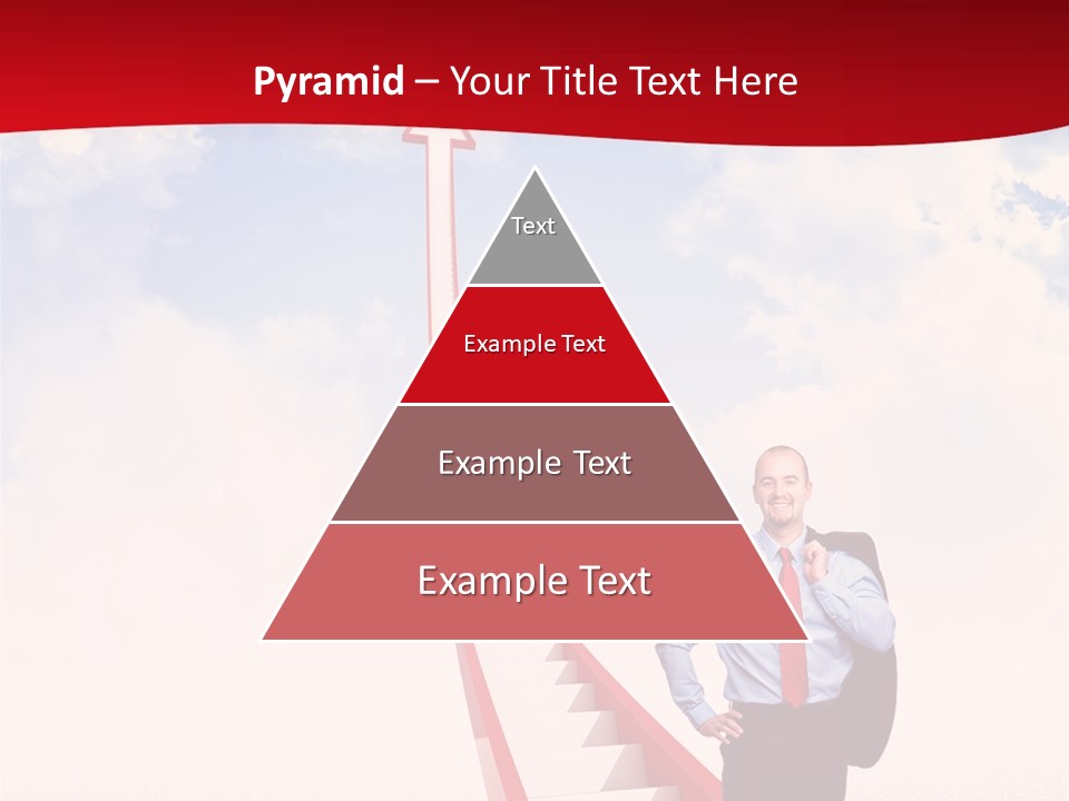 Standing Sky Leader PowerPoint Template