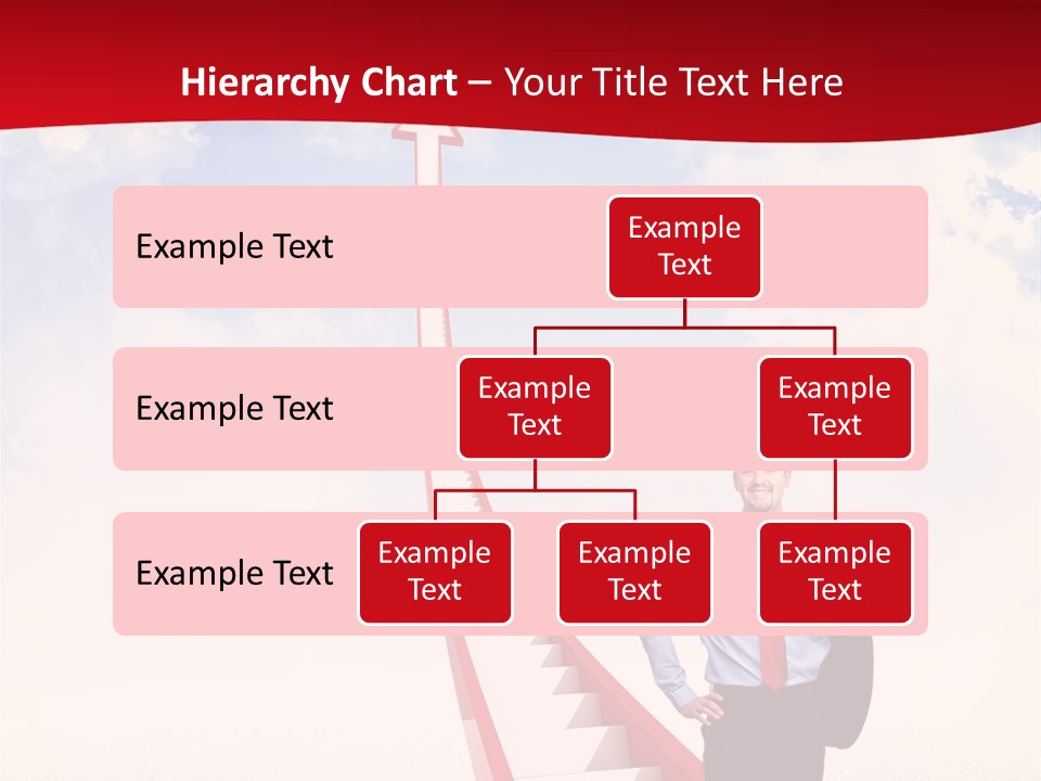 Standing Sky Leader PowerPoint Template