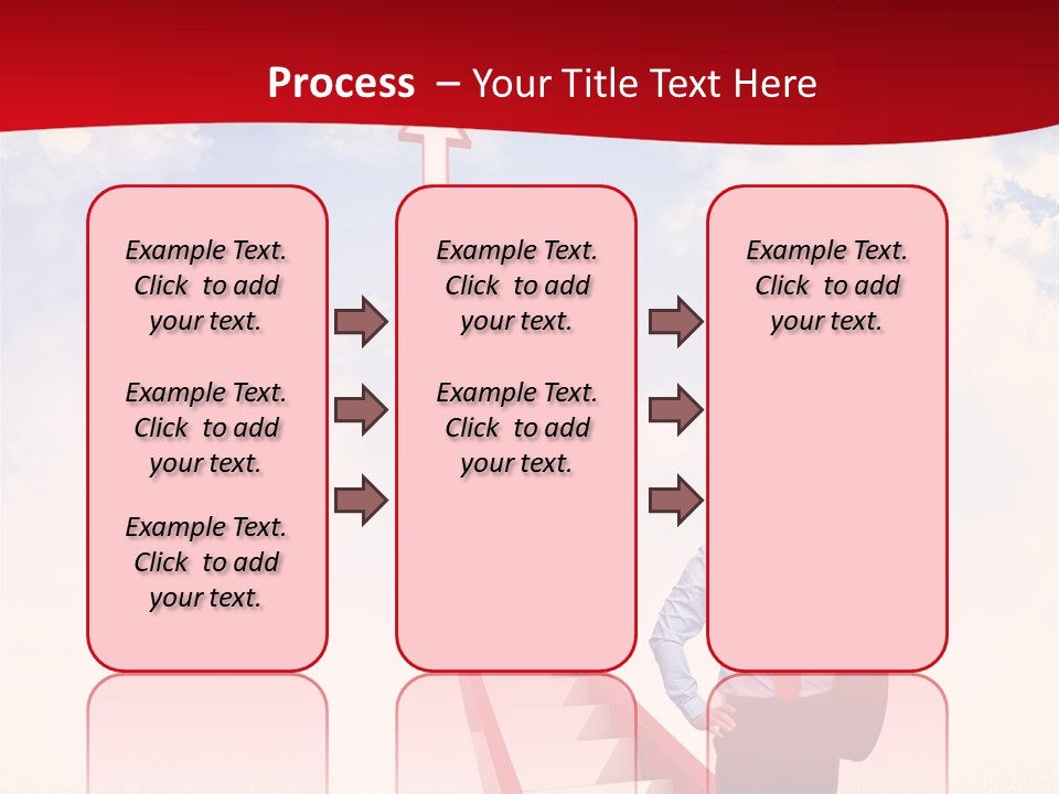 Standing Sky Leader PowerPoint Template