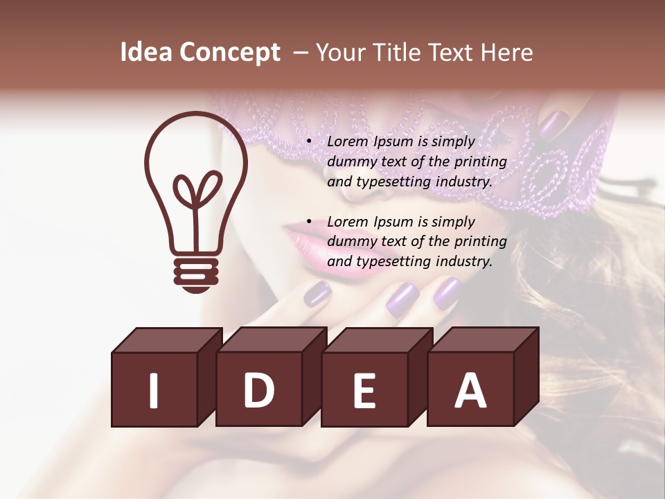 Elegance Fashion Looking PowerPoint Template