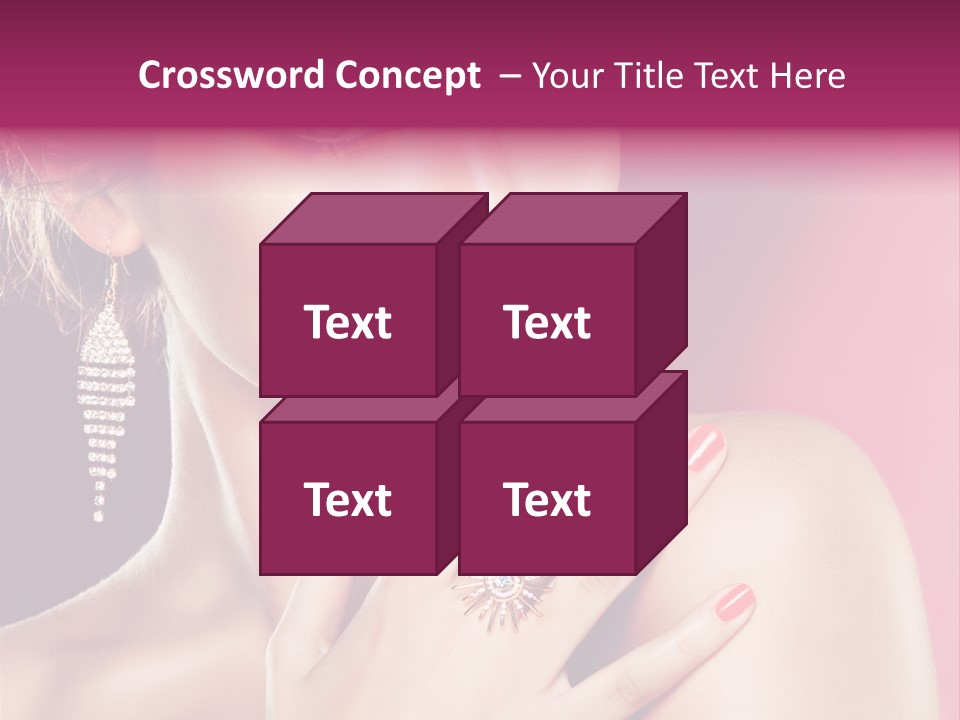 Finger Curl Cute PowerPoint Template