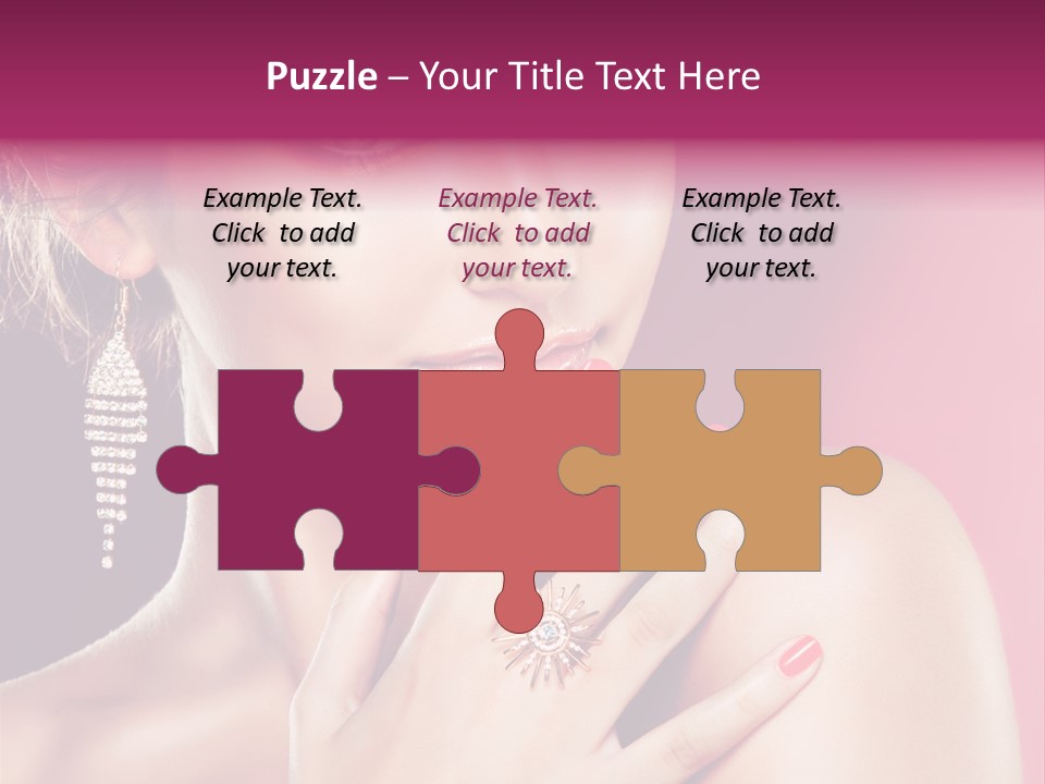 Finger Curl Cute PowerPoint Template