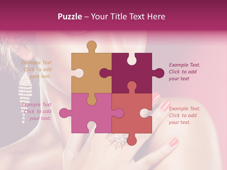 Finger Curl Cute PowerPoint Template
