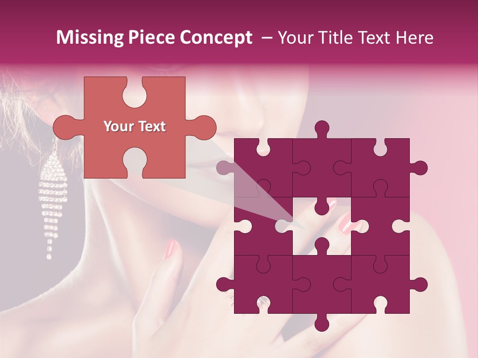 Finger Curl Cute PowerPoint Template