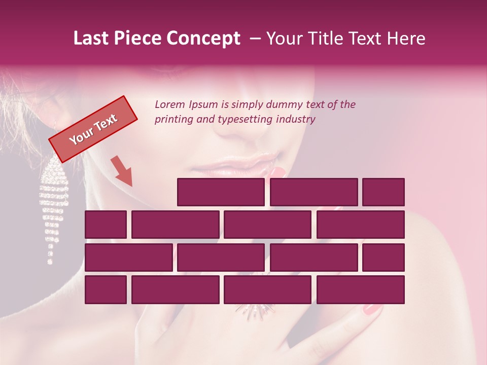 Finger Curl Cute PowerPoint Template