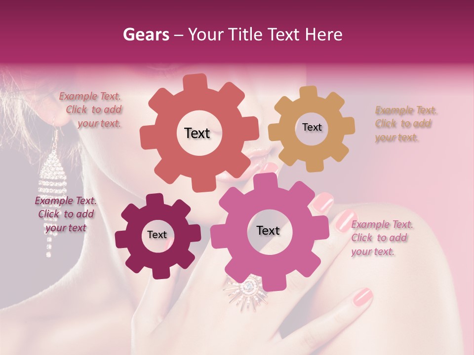 Finger Curl Cute PowerPoint Template