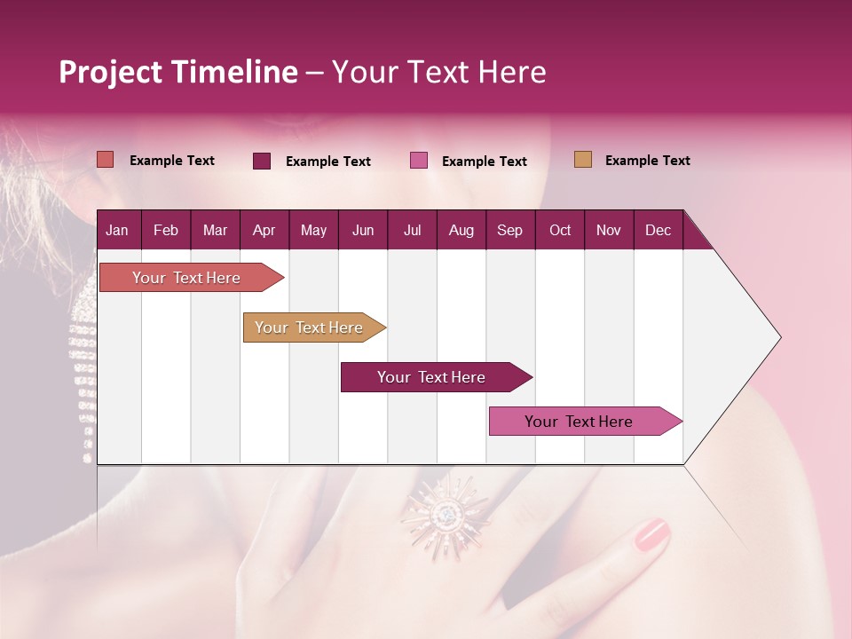 Finger Curl Cute PowerPoint Template