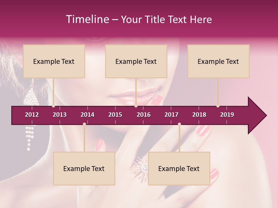 Finger Curl Cute PowerPoint Template