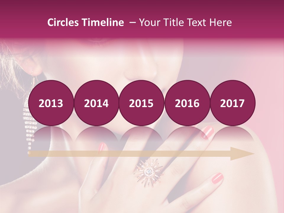 Finger Curl Cute PowerPoint Template